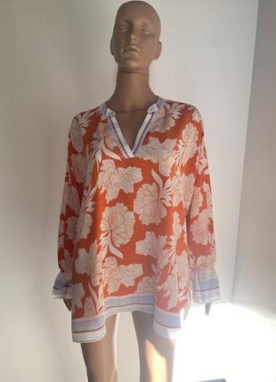 Невероятная шелковая блуза в стиле платка ivi collection2 фото