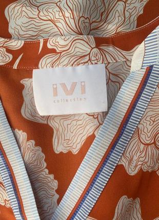 Неймовірна шовкова блуза в стилі платка ivi collection9 фото