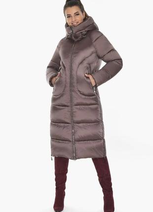 Зимова жіноча тепла куртка пуховик, воздуховик із блискавками з боків braggart angel's fluff