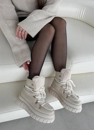 Стильные ботинки на холодную осень/ теплую зиму