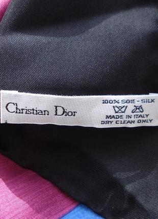 Christian dior, новый шелковый платок, оригинал7 фото