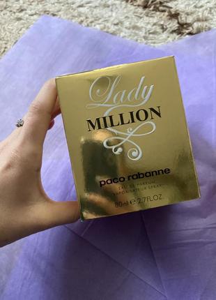 80 ml paco rabanne lady million3 фото