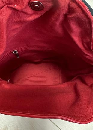 Красная сумка stradivarius3 фото