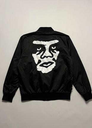 Бомбер куртка obey worldwide bomber jacket оверсайз джакет8 фото