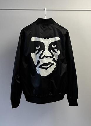 Бомбер куртка obey worldwide bomber jacket оверсайз джакет