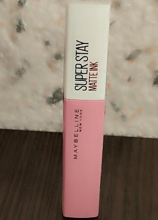 Maybelline superstay matte ink стойкая жидкая матовая помада (оттенок 10 dreamer 5 мл)
