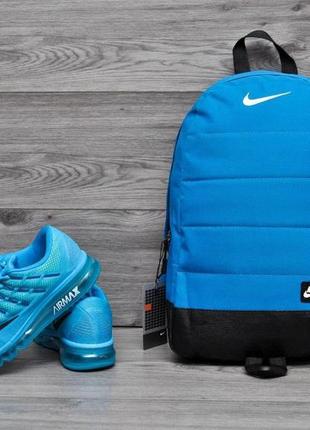 Рюкзак nike air спортивный городской темно-синий мужской женский портфель сумка найк для ноутбука3 фото