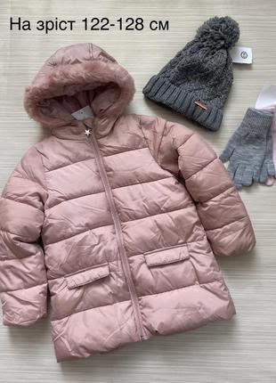 Куртка-пальто на дівчинку на 7-8 років