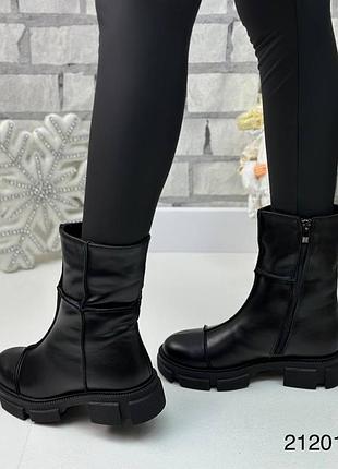 Сапоги кожаные зимние3 фото