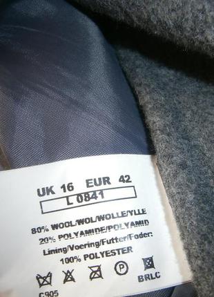 Вовняне пальто 52-56 розмір англія3 фото