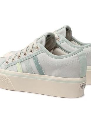 Жіночі низькі нові кеди снікерси adidas оригінал nizza platform sneaker low адідас4 фото