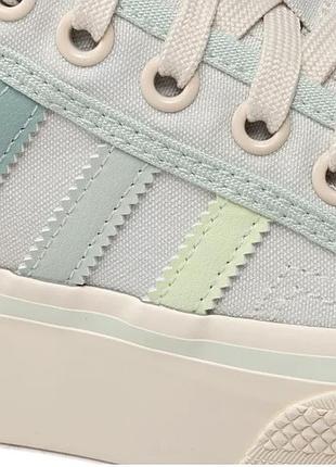 Жіночі низькі нові кеди снікерси adidas оригінал nizza platform sneaker low адідас7 фото