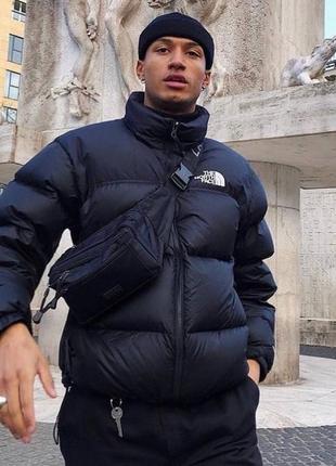 Зимовий пуховик tnf // куртка tnf + холлофайбер