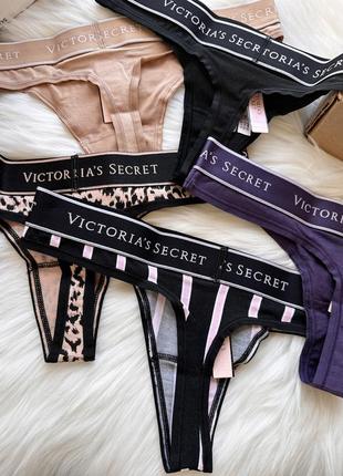 Популярні стрінги з лого резинкою vs вс victoria’s secret4 фото