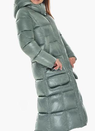 Зимний теплый длинный женский пуховик пальто воздуховик braggart  angel's fluff air3 matrix, германия оригинал3 фото