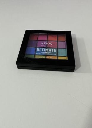 "#розвантажую" палетка теней nyx professional makeup ultimate shadow palette2 фото