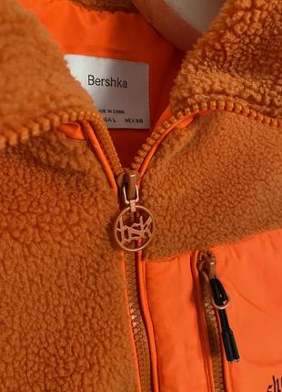 Женская шерпа куртка тедди bershka3 фото