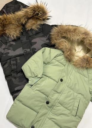 Теплые удлиненные куртки для детей10 фото