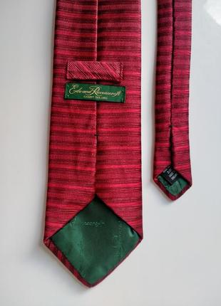Краватка бордова галстук ede and ravenscroft