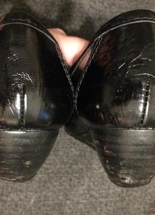 Heavenly soles лакированные туфли на танкетке 24.5 см6 фото