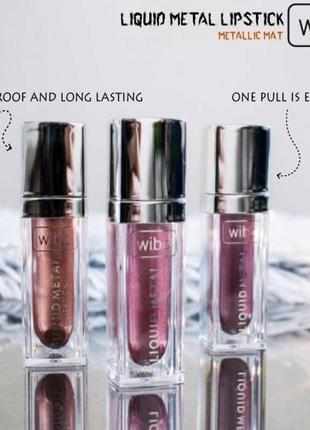Wibo liquid metal lipstick