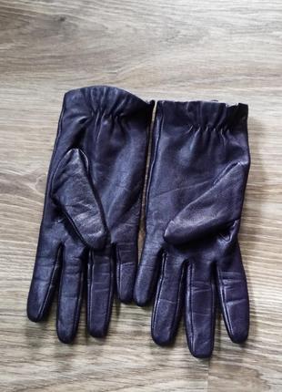 Жіночі шкіряні рукавички marks spencer2 фото