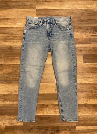 Джинси h&m slim tapered jeans
