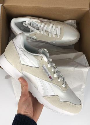 Reebok classic nylon white білі кросівки рібок оригінал