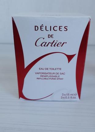 Cartier delices туалетная вода, эксклюзивный набор, 37 ml3 фото