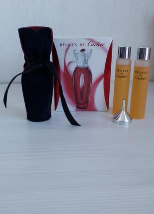 Cartier delices туалетная вода, эксклюзивный набор, 37 ml2 фото