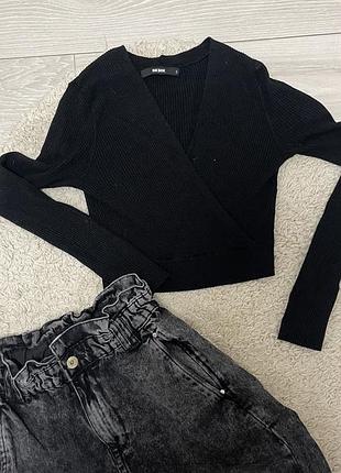 Топ в рубчик гольф в рубчик zara на запах