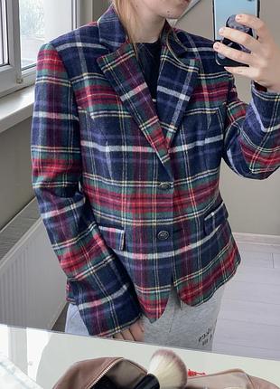 Піджак в клітинку bien blue