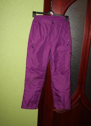 Зимние лыжные штаны девочке на рост 146-152 см от nkd1 фото