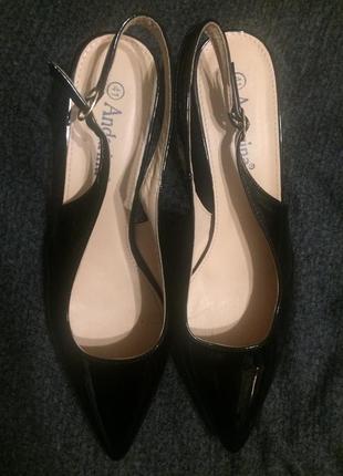Andarina лакированные туфли босоножки 26.5-27 см3 фото