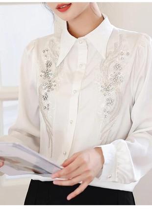 Сорочка з вишивкою від бренда basler.