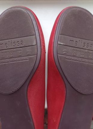 Малиновые туфли мыльницы с ароматом melissa8 фото