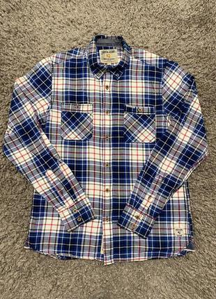 Рубашка мужская брендовая коттоновая в клетку от garcia jeans