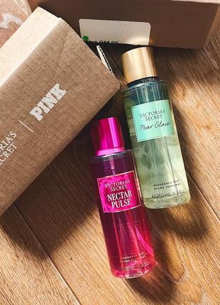 Спрей для тела body mist victoria’s secret nectar pulse / pear glace