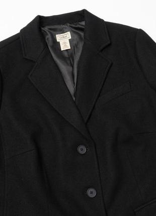 L.l.bean double breasted womens black pea coat&nbsp; женское полупальто