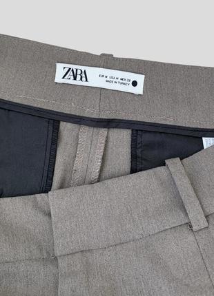 Широкие брюки палаццо zara dad pants с высокой посадкой свободного кроя9 фото