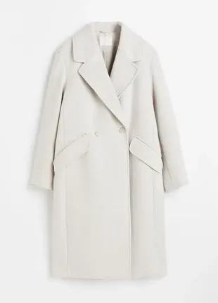 Двубортное пальто h&m 1170404002