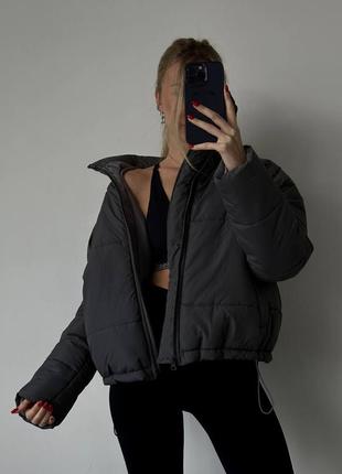 Куртка на силиконе 300,теплая на зиму до -15 ❄️ стильная и качественная6 фото