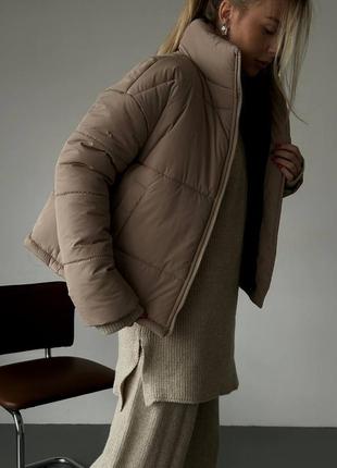 Куртка на силиконе 300,теплая на зиму до -15 ❄️ стильная и качественная3 фото