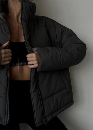 Куртка на силиконе 300,теплая на зиму до -15 ❄️ стильная и качественная8 фото