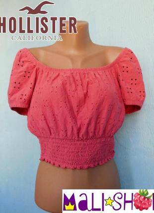 Топ с открытыми плечами hollister