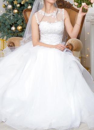 Свадебное платье размер 42-505 фото