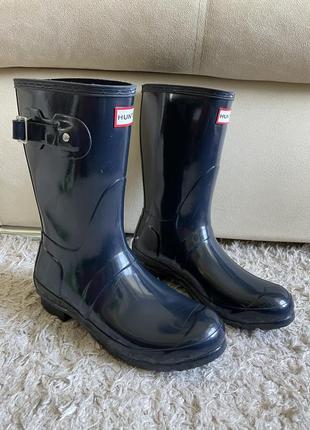 Hunter boots с флисовыми носками4 фото