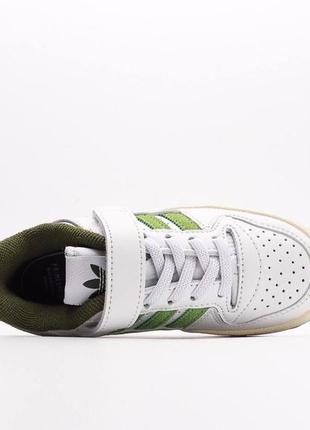 Дитячі кросівки adidas forum low green 84 retro3 фото
