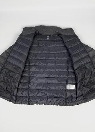 Куртка / пуховик unoqlo оригінал сірий мікропуховик розмір l жіночий5 фото