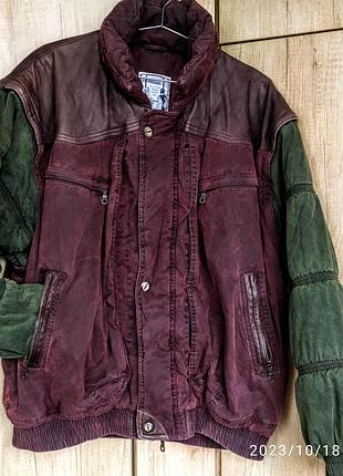 Вінтажна чоловіча зимова куртка бомбер від torelli (німеччина, р.xxl)